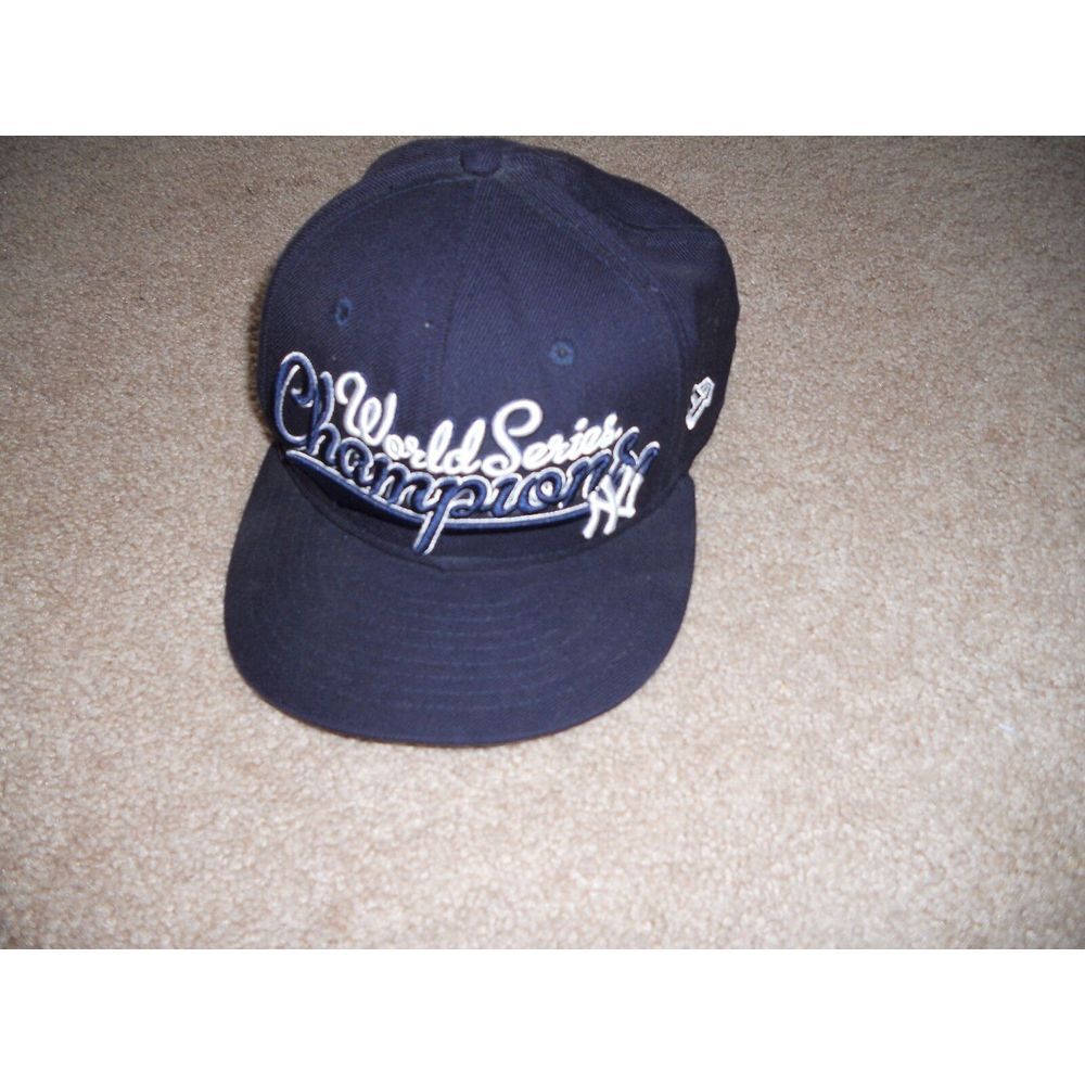 NEW YORK YANKEES 2009 WORLD SERIES fitted CAP HAT NEW ERA 7 3/8